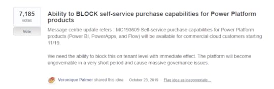 Disable Power Platform Self Service Purchasing 