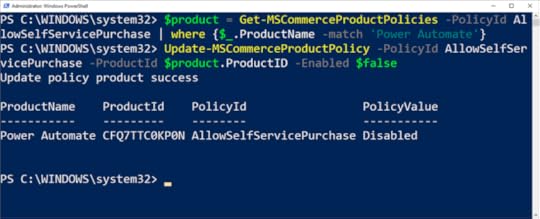 Disable Power Platform Self Service Purchasing 