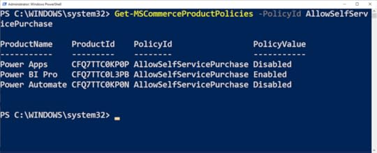 Disable Power Platform Self Service Purchasing 