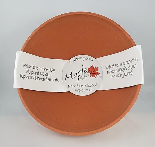 Vanguard Maple Plastic Bowl 7 "