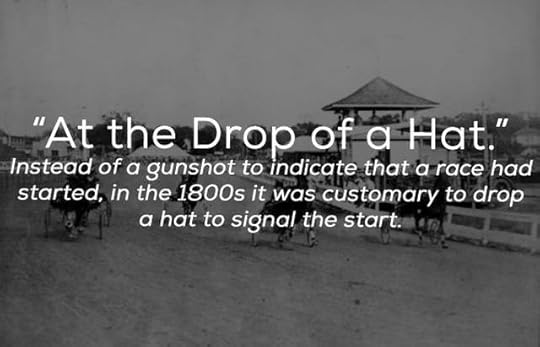 origin of phrase on photo