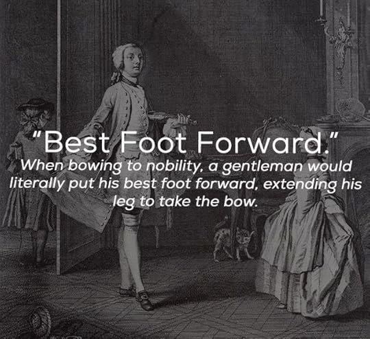 origin of phrase on photo