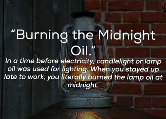 origin of phrase on photo