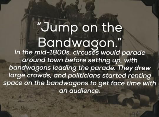 origin of phrase on photo