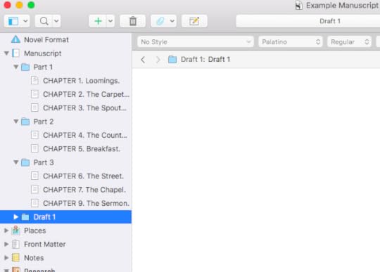 Scrivener Drafts