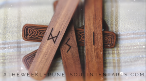 The Weekly Rune, cast for 8 December 2019 on Intentional Insights- by S. Kelley Harrell, Soul Intent Arts #theweeklyrune