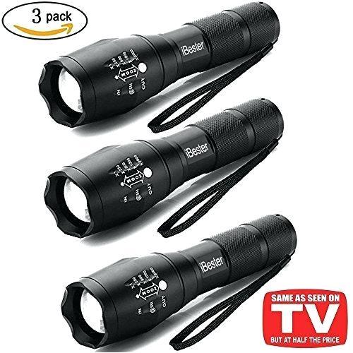 as seen on tv led flashlight tactical 3 pack samsung effect