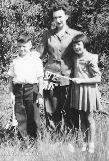 Margaret with her brother Terry and sister Fay at Indian Head