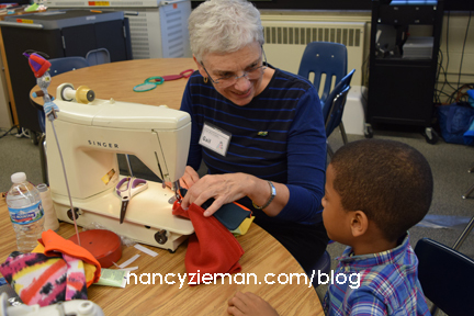 Watch Nancy Zieman's 5-minute Nancy's Corner Interview on Sewing With Nancy with Nancy Daly’s Hat Ladies 