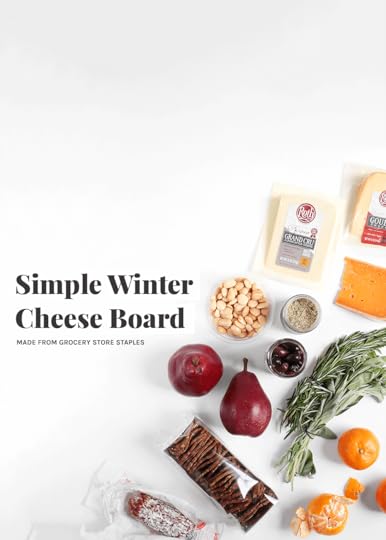 Simple Winter Cheese Board from The Faux Martha