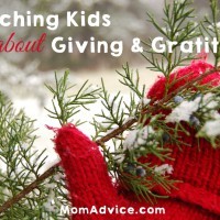 Teaching Kids about Giving & Gratitude