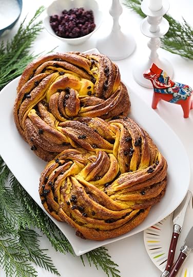 Swirled Swedish Saffron Bread for St. Lucia Day