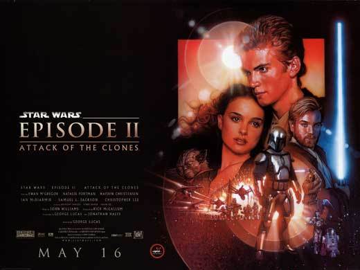 Image result for star wars attack of the clones poster banner