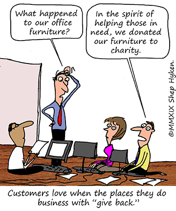 Give back. ’Tis the season of giving. Why not become part of a cause or participate in a charity?