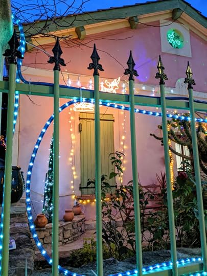 French Christmas lights and decor