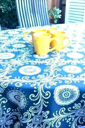 square outdoor tablecloth with umbrella hole zipper patio table round fitted kitchen faucets