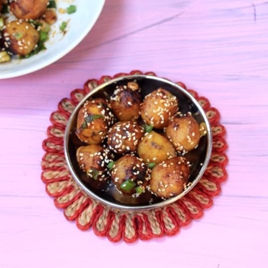Sweet and Spicy (Air ) Fried Potatoes