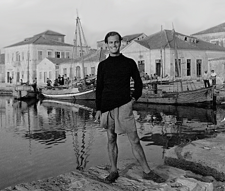 Paddy in Ithaca, 1946, photographed by Joan Rayner (Joan Leigh Fermor) 