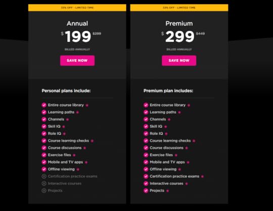 Save 33% off your Pluralsight Subscription