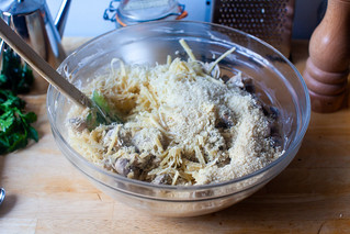 mix with all the cheese