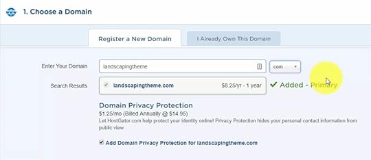 HostGator Checkout - Register Your Domain