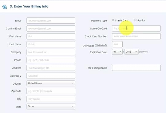 HostGator Checkout - Billing Info