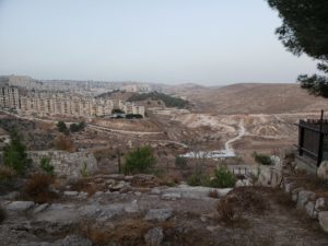 A view of Bethlehem, overlooking the fields where the shepherds heard the message from the angels. 