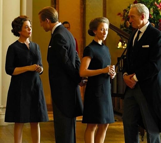 A scene in The Crown set after the Duke of Windsor’s funeral.