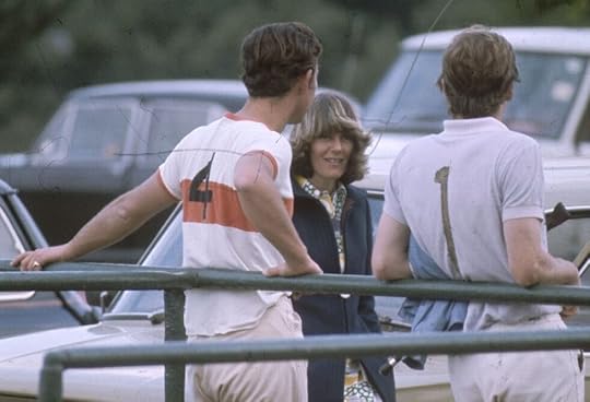 The real life Prince Charles and Camilla Shand.