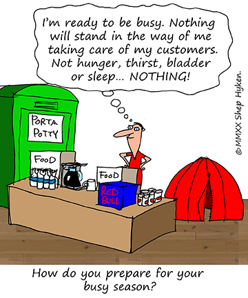 Five Ways to Prepare for Being REALLY Busy