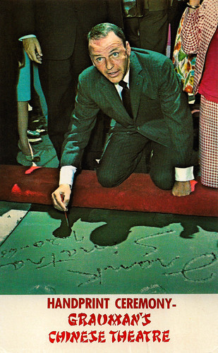 Frank Sinatra, Handprint Ceremony Grauman's Chinese Theatre