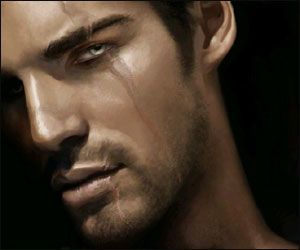 Image result for scarred man with long hair