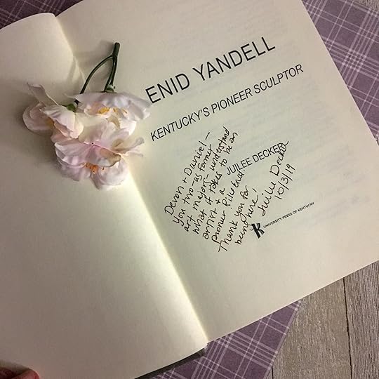 Personalized Book inscription by the author to me