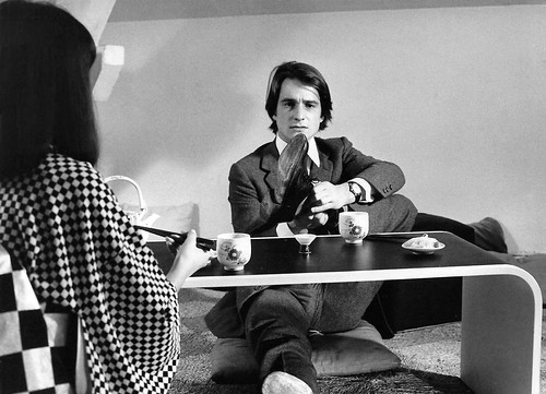 Jean-Pierre Léaud and Hiroko Berghauer in Domicile Conjugal (1970)