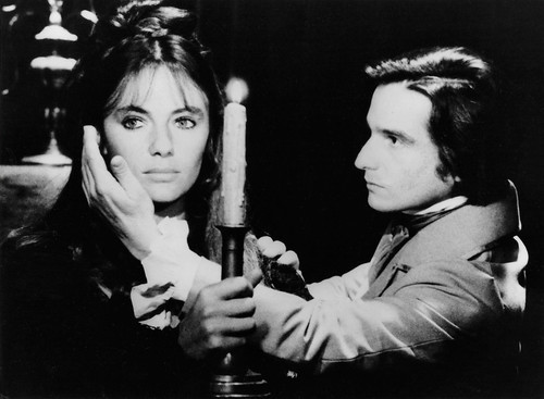 Jacqueline Bisset and Jean-Pierre Léaud in La nuit américaine (1973)