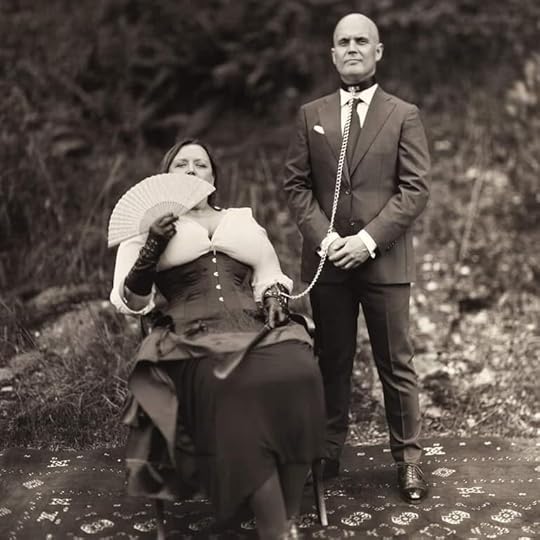 Victorian wet plate wedding photo
