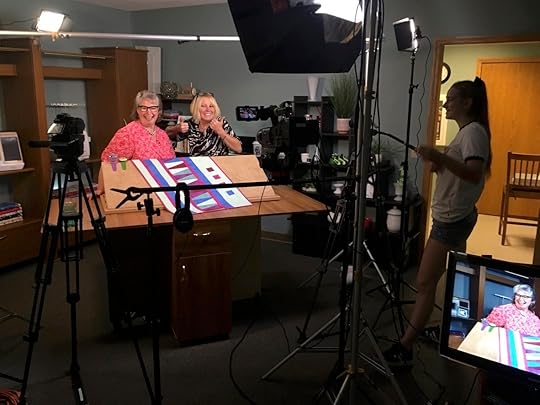 Deanna Springer and Dana Casey Behind the Scenes on the Set of Stitch it! Sisters