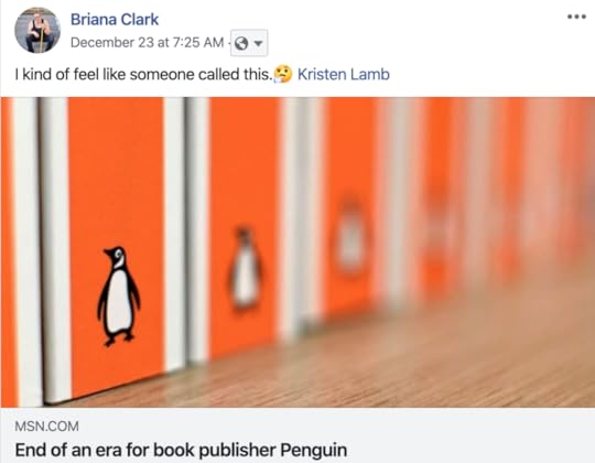 Penguin Books, Penguin Publishing, Penguin Publishing Sold, Kristen Lamb