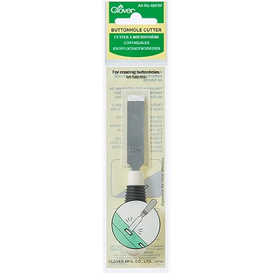 Easily cut open buttonholes with this ingenious chisel buttonhole cutter by Clover