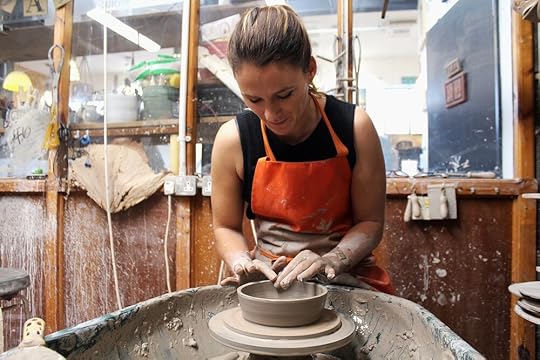 Pottery making at Pilling Pottery