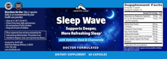 zenith labs sleep wave ingredients