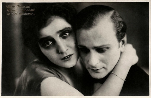 Maria Jacobini and Lido Manetti in Il richiamo (1921)