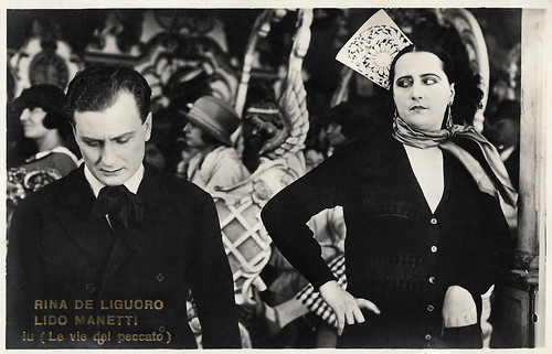 Rina de Liguoro and Lido Manetti in La via del peccato (1925)