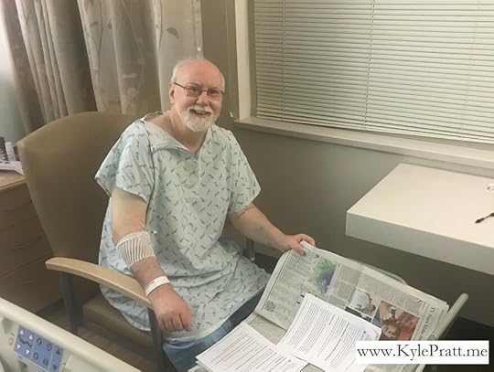 Kyle Pratt in the hospital