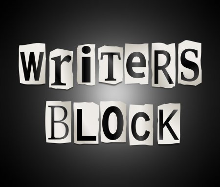 Writers block. — Stock Photo