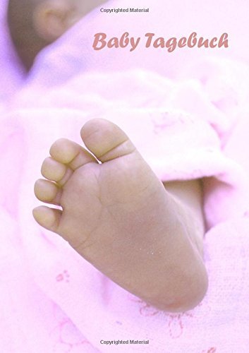 Baby Tagebuch A5, liniert, 108 Seiten: mattes Cover, weißes Papier