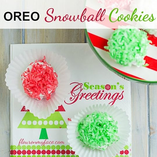 No-Bake Christmas OREO Snowball Cookies