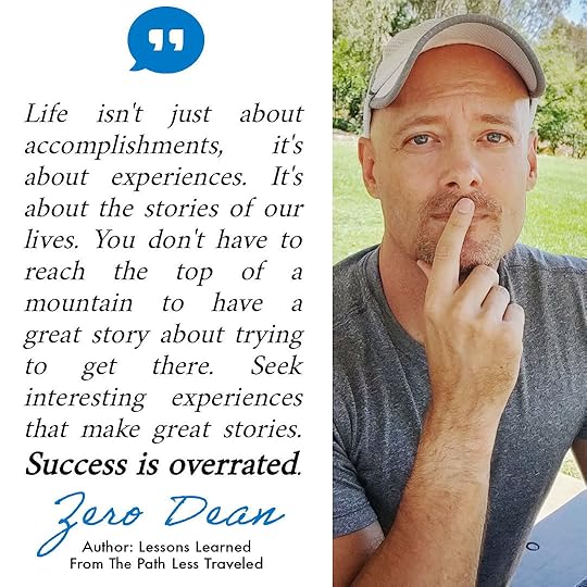 Life isn't just about accomplishments