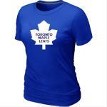 Women's Toronto Maple Leafs Big & Tall Logo Blue NHL T-Shirts