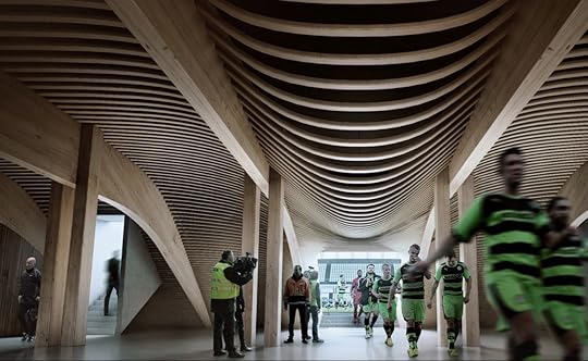 Sustainable soccer stadium